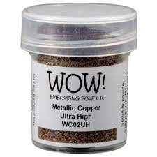 WOW, Metallic Copper Ultra High Embossing Powder