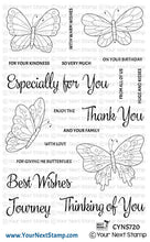 Load image into Gallery viewer, Your Next Stamp, Beautiful Butterflies Stamp &amp; Die Set
