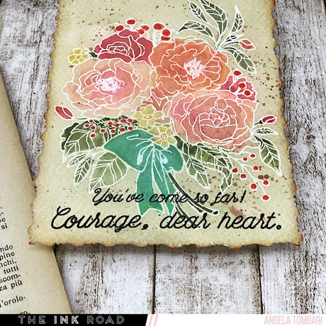 Ink Road Days  E bouquet Stamp Set