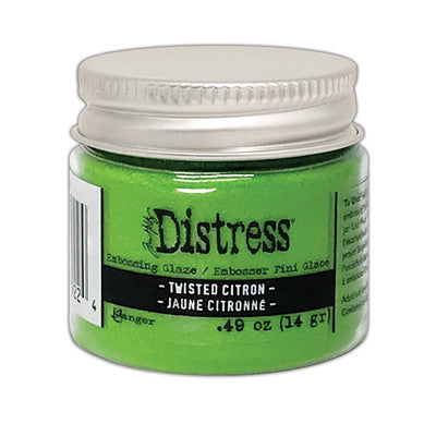 Ranger, Distress, Embossing Glaze, Twisted Citron