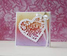 Load image into Gallery viewer, Pretty Pink Posh, With Love Shaker Die Cut

