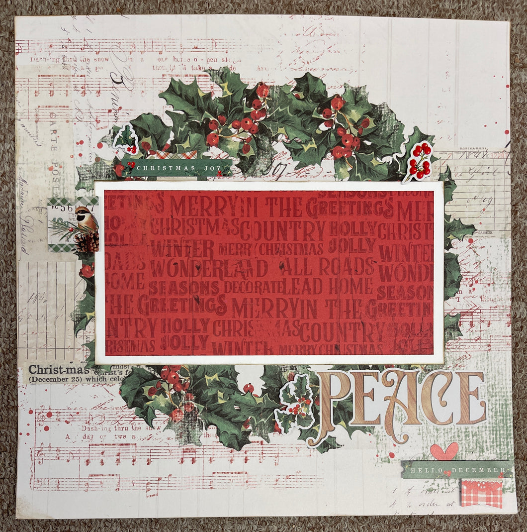 Kit: Christmas Page Kit - Designed by Sharon