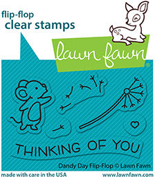 Lawn Fawn, Dandy Day Flip Flop Stamp