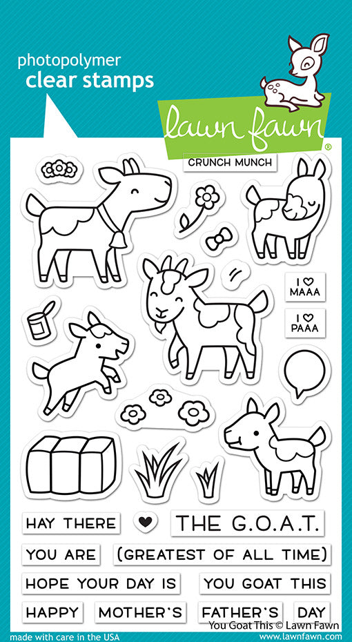 Lawn Fawn, You Goat This Clear Stamp