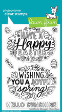 Load image into Gallery viewer, Lawn Fawn, Giant Easter Messages Stamp &amp; Die Cuts q
