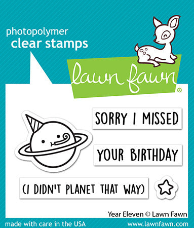 Lawn Fawn, Year Eleven Stamp