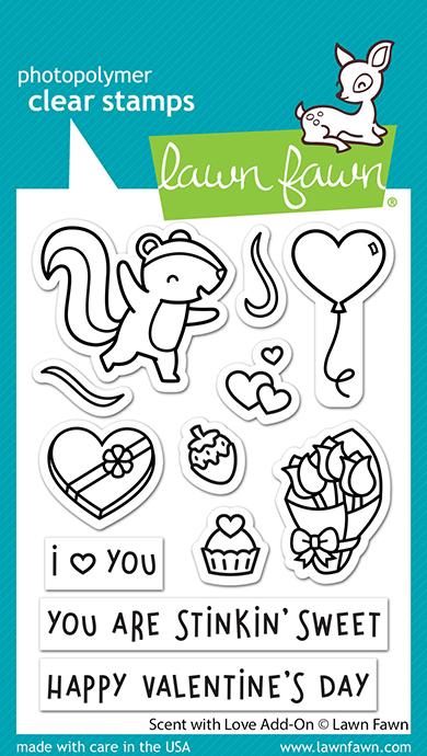 Lawn Fawn, Scent With Love Stamp  q