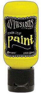 Dylusions Lemon Zest Paint