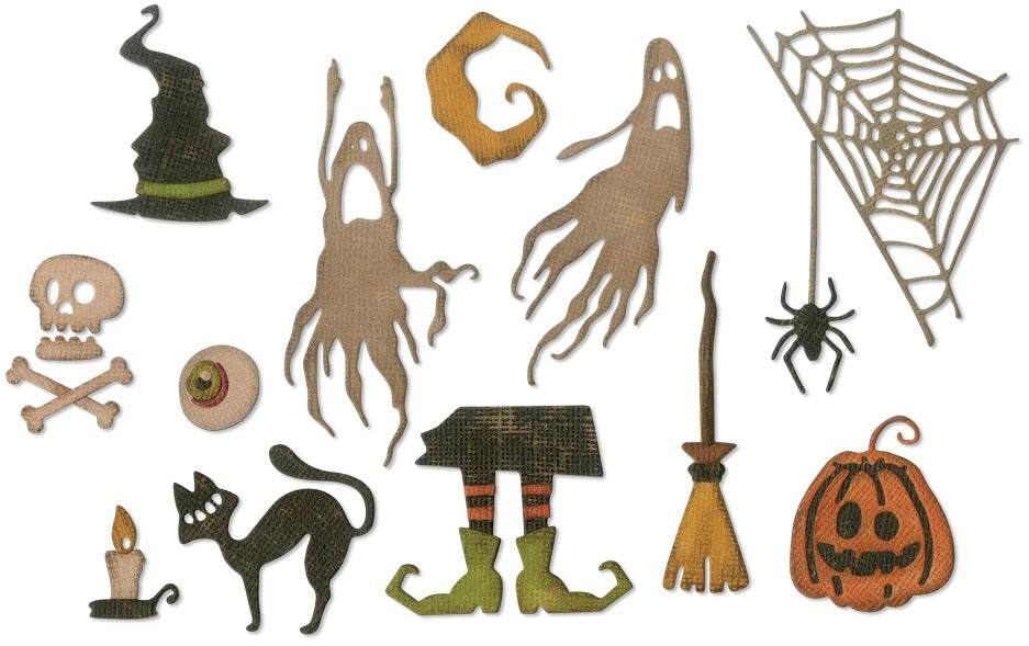 Sizzix, Frightful Things Die Cuts-Halloween