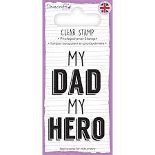 Dovecraft Clear Stamp - My Dad My Hero