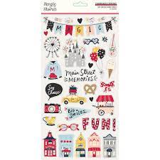 Simple Stories, Say Cheese Main Street - Chipboard Stickers