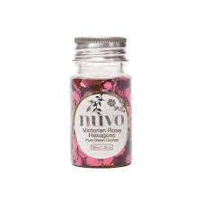 Nuvo, Sequins, Victorian Rose Hexagons