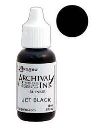 Ranger Archival Re-inker - Jet Black