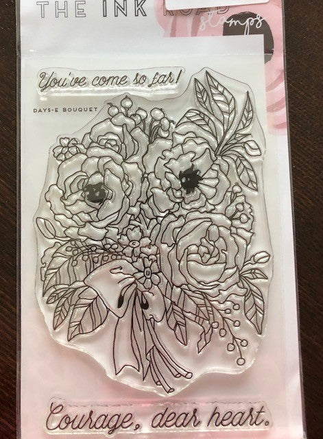 Ink Road Days  E bouquet Stamp Set